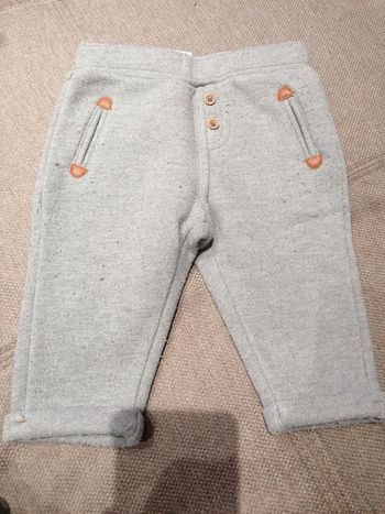Pantalon gris 9 mois Obaibi