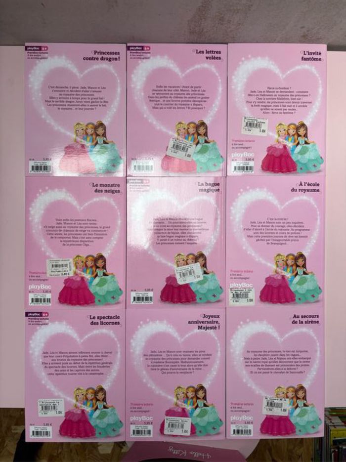 Lot de 9 livres Une deux Trois Princesses - photo numéro 3