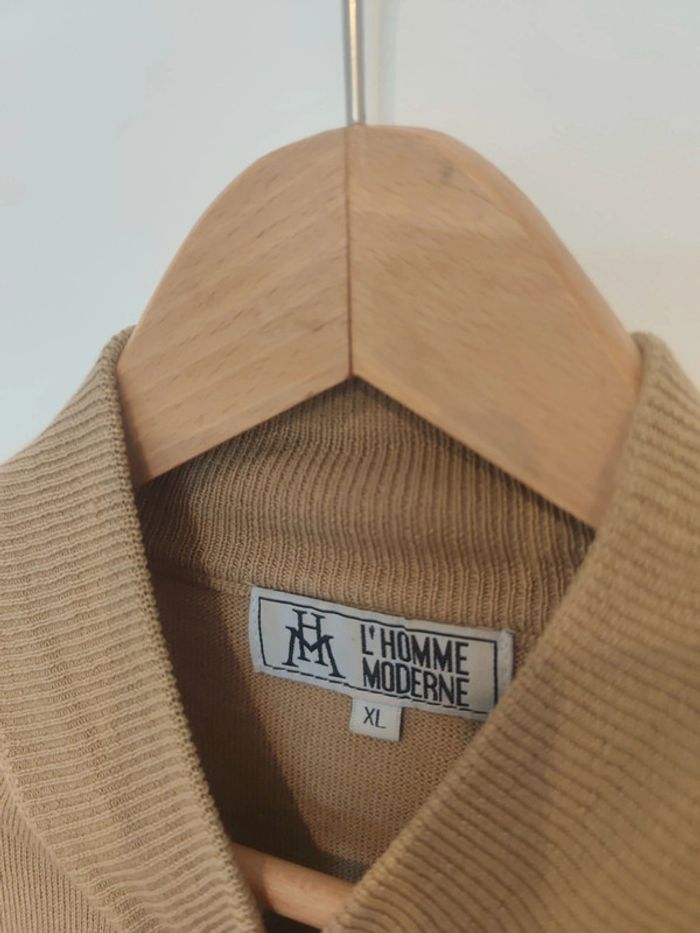 Pull col montant l'homme moderne 50% mérinos XL - photo numéro 3