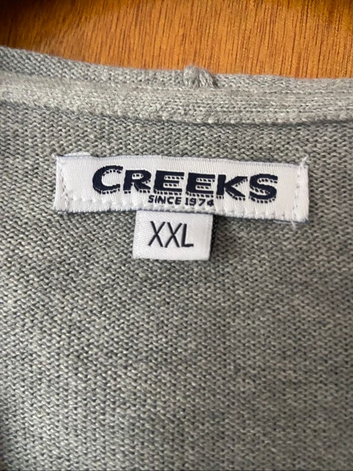 Gilet gris capuche creeks - photo numéro 2