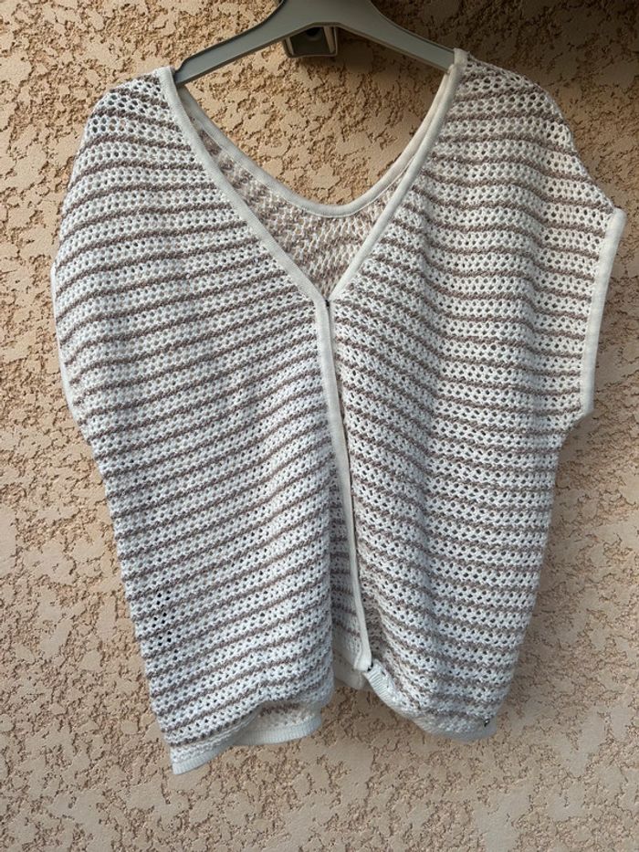 Débardeur en maille captain tortue 🐢 Taille 1 - photo numéro 4