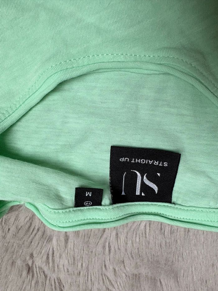 💚 T-shirt homme vert – Straight Up – Taille M - photo numéro 5