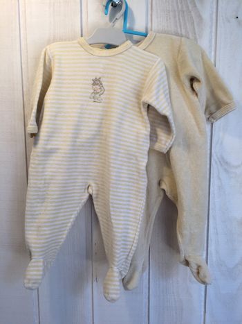 Lot de 2 pyjamas éponge - Petit Bateau