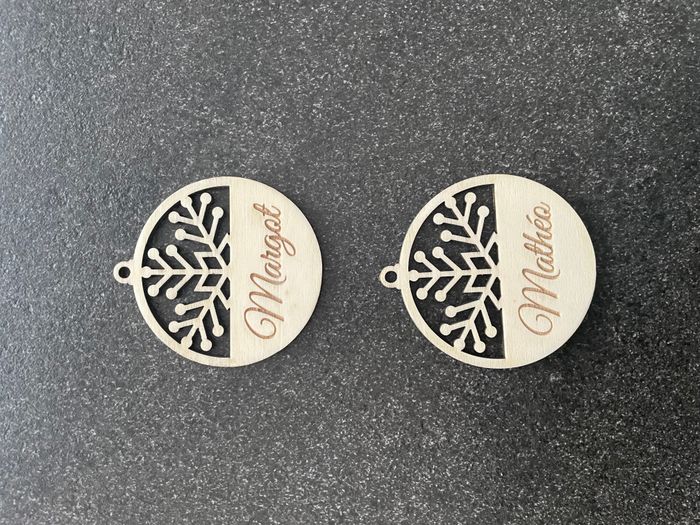 Boule de Noël personnalisable - photo numéro 2