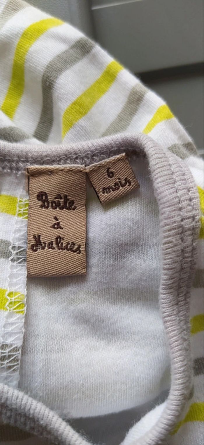 T-shirt rayé 6 mois - photo numéro 3