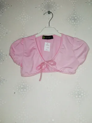 D4255 - gilet court fille 12 ans