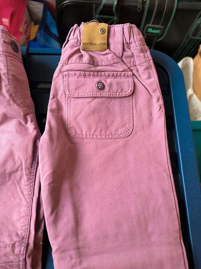 Lot 7 pièces ton violet rose 4/5 ans - photo numéro 13