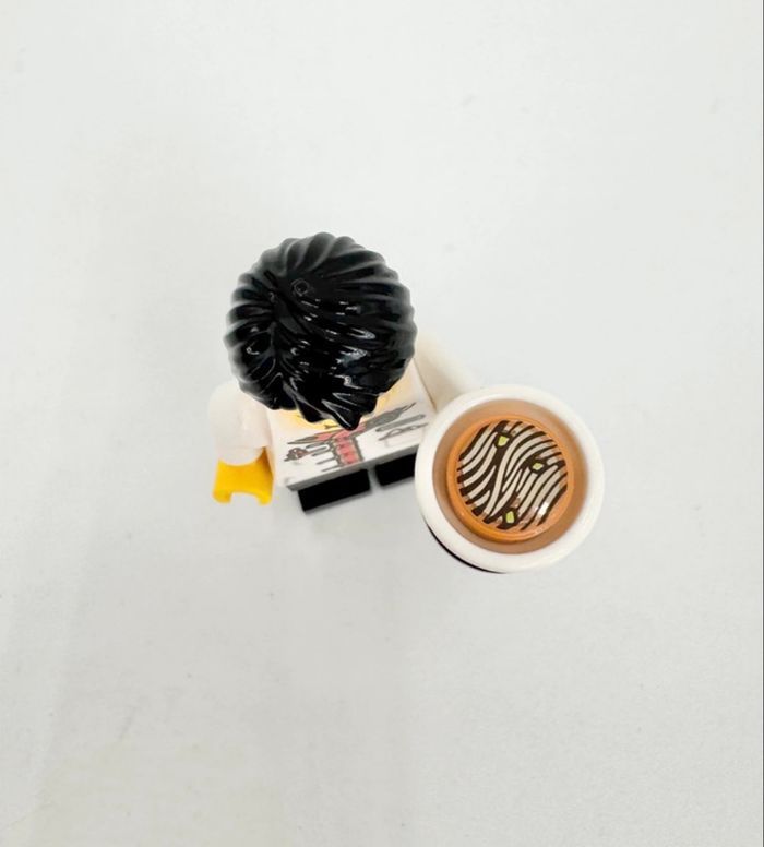 Lego Figurines Nouvel An Chinois : Serveur en Restaurant (tête double expression) - NEUF - photo numéro 6