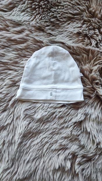 Bonnet blanc obaibi 6/12 mois