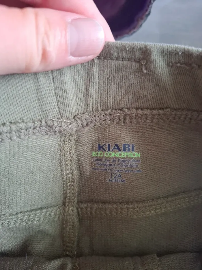 Pantalon jegging kaki Taille 12 ans - photo numéro 3