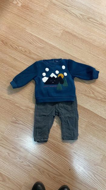 Ensemble pantalon h&m pull Kiabi 6 mois