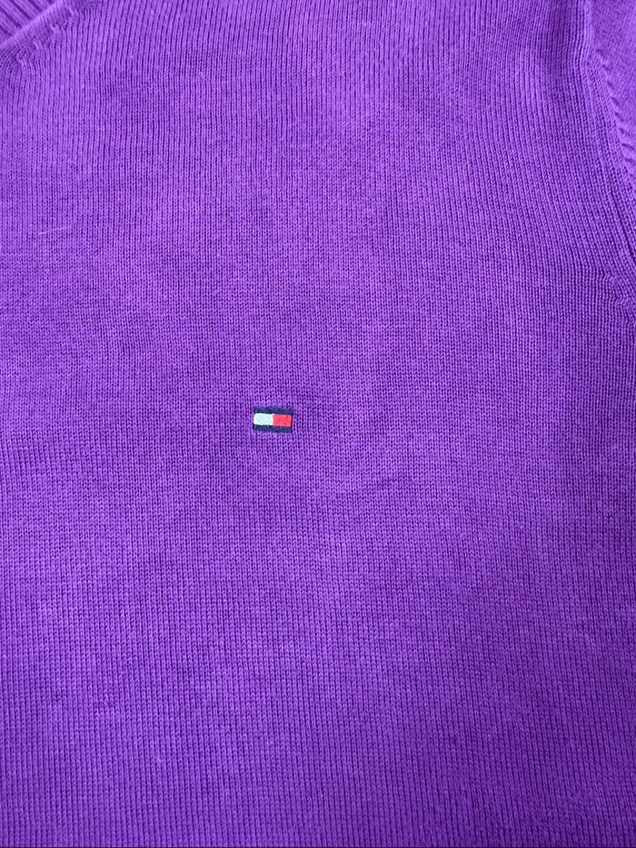 Pull Tommy Hilfiger violet – Taille M - photo numéro 4