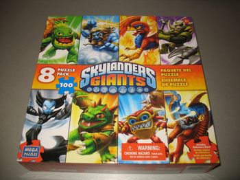 PUZZLE : PACK DE 8 PUZZLES "SKYLANDERS" - 100 PIÈCES - n°09