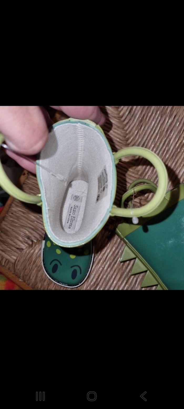 bottes de pluie DINO taille 20 🎁 neuf - photo numéro 9