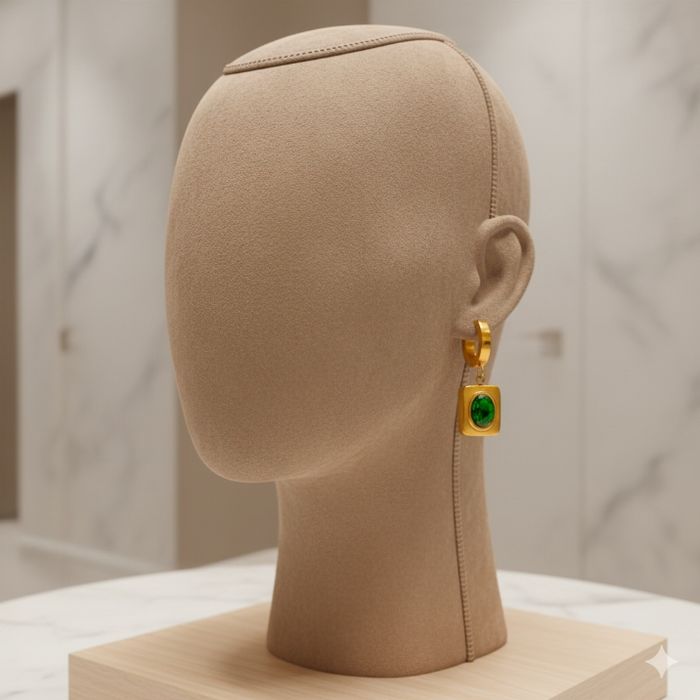 🌹💎pièce unique : boucles d'oreilles d'exception, le luxe à votre portée ! - photo numéro 2