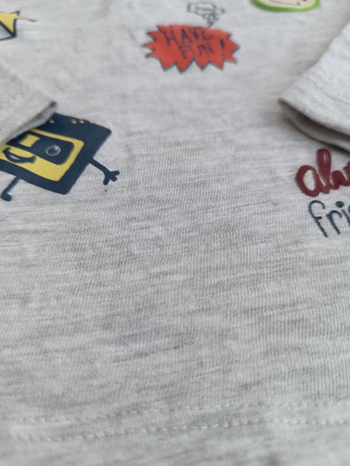 🔸 T-shirts Manches Longues Fun - Kiabi 6 Mois🔸 - photo numéro 4