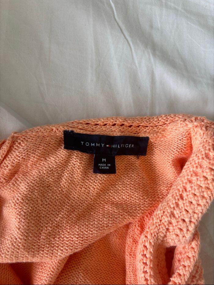 Pull tommy Hilfiger femme à manches courtes 100% coton - photo numéro 4