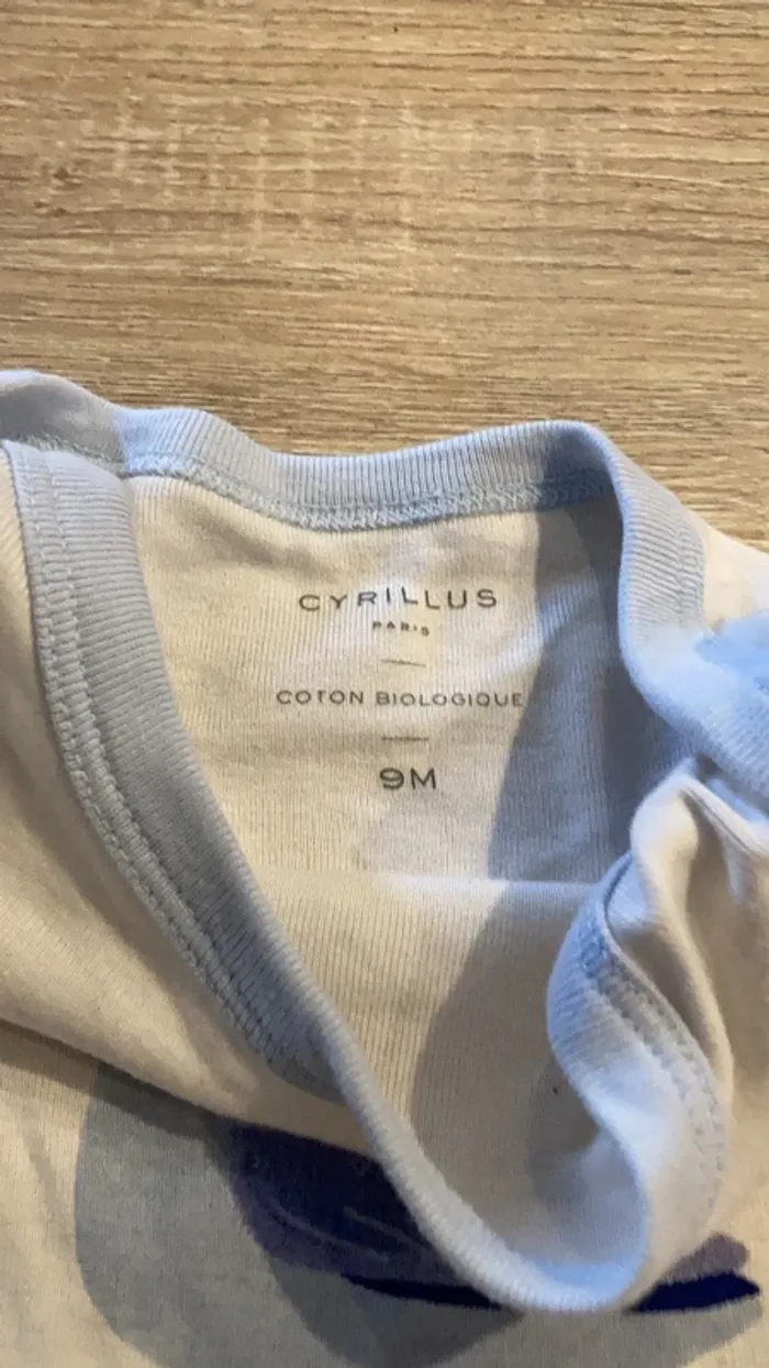 Tee shirt 9mois cyrillus - photo numéro 2