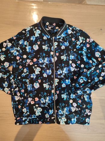 Veste blaser fleurie