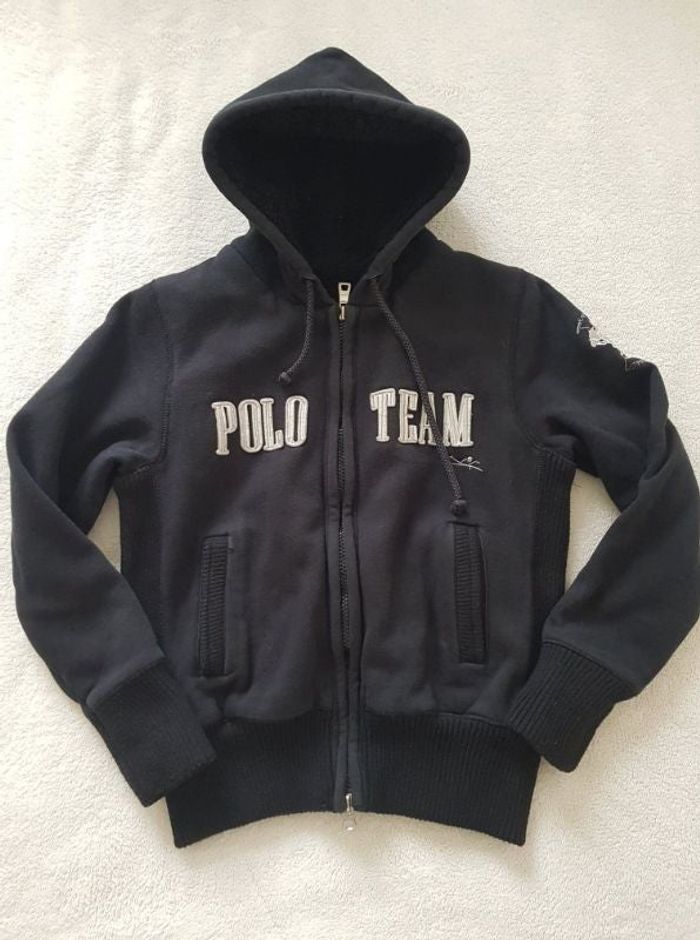 gilet à capuche doublé garçon Equithème 10/12 ans