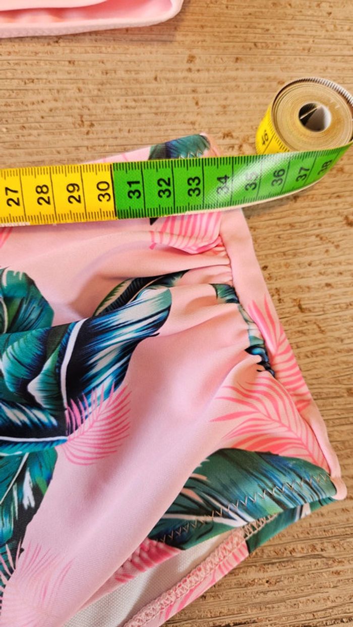 Joli maillot 2 pièces rose, excellent état, S - photo numéro 6