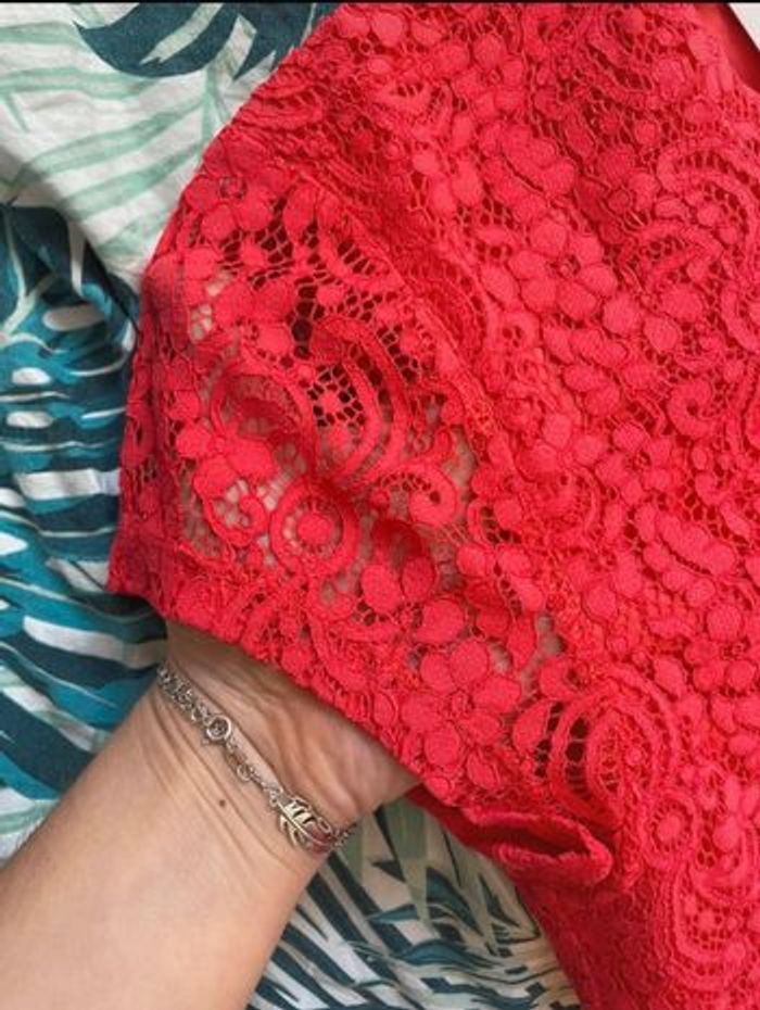 Robe d’été taille 2 corail Manoukian neuve - photo numéro 9