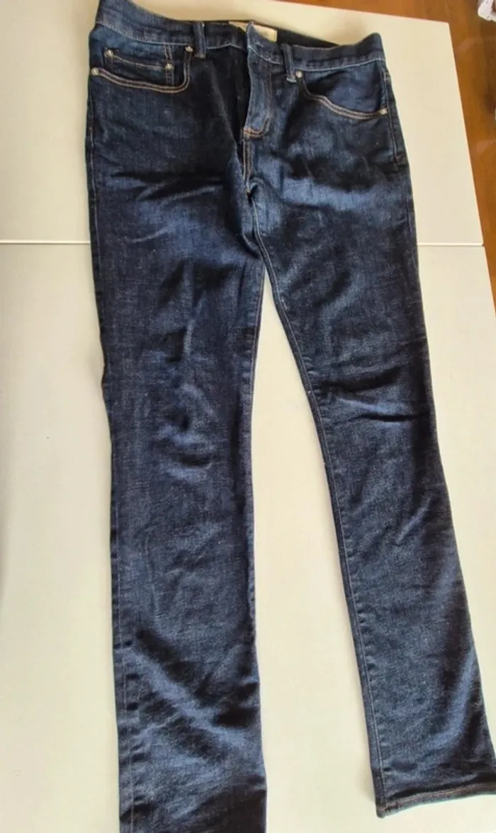 Jeans GAP Skinny 30 x 32 bleu foncé uni 
#mygigihomme pantalon homme - photo numéro 8