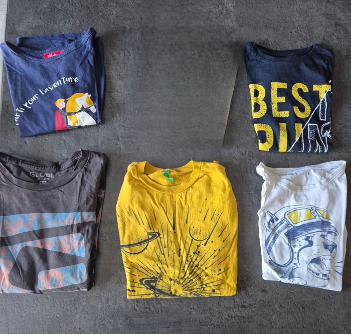Lot tee shirts manches longues garçon