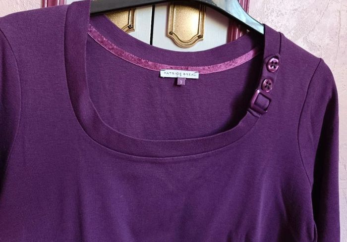 Haut " Bréal" violet T.3(40) - photo numéro 4