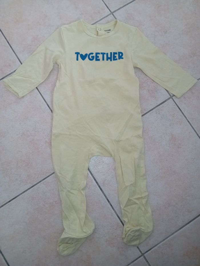Pyjama léger jaune 18 mois