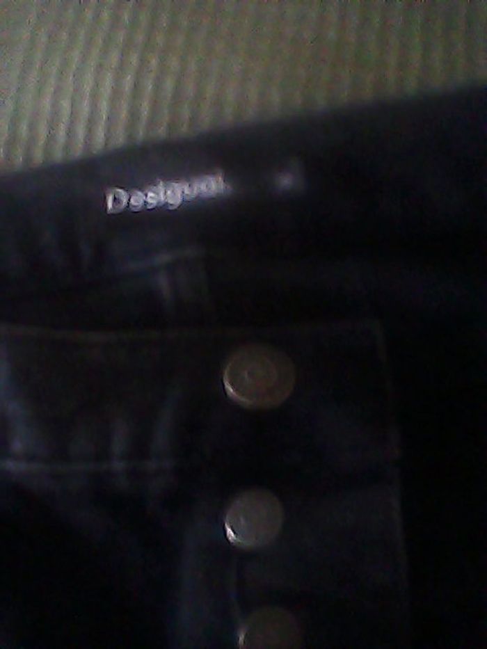 Jeans noir/gris Desigual neuf, - photo numéro 7