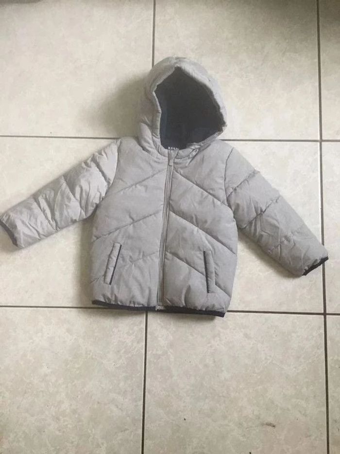 Blouson gris matelassé Kiabi 3A