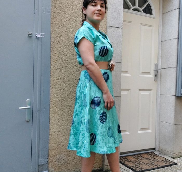Magnifique robe Vintage taille M - photo numéro 2