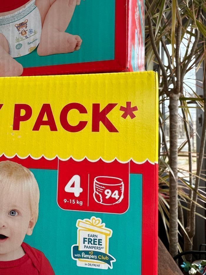 Couche taille 4 en pants : 184 couches pants - photo numéro 2