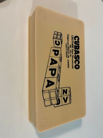 Cubasco jeu Vintage éducatif 