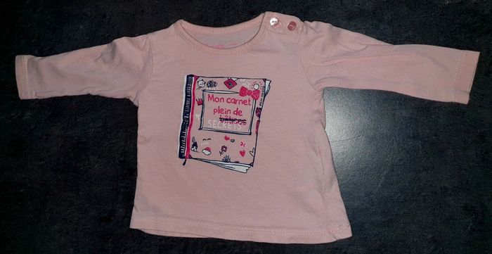 Lot t-shirts bébé fille - photo numéro 2
