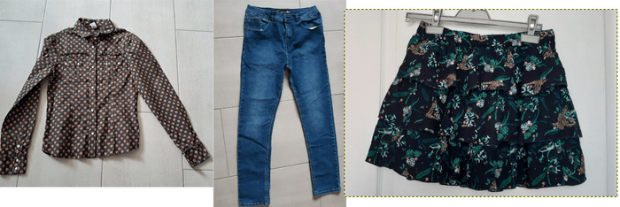 Lot vêtements fille 14 ans