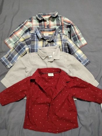 Lot Chemise manches longues bébé garçon
