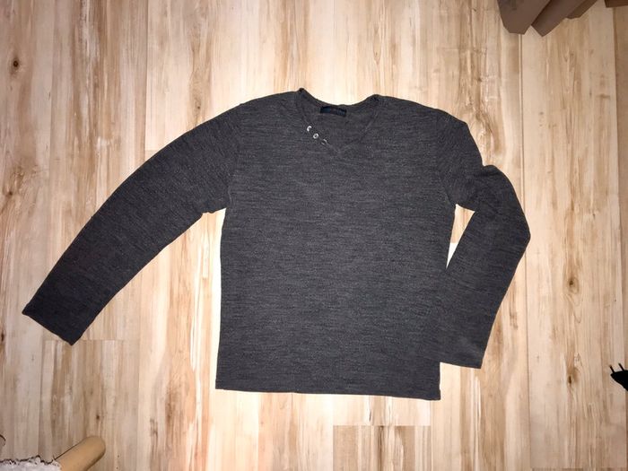 Petit pull léger gris