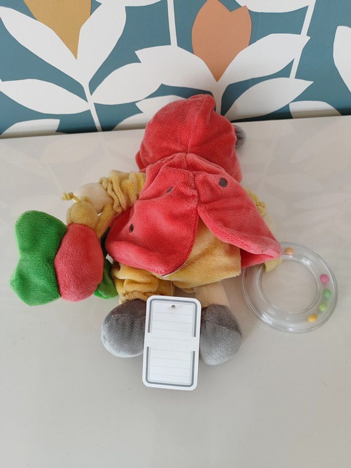 Peluche poupée coccinelle Nicotoy - photo numéro 4