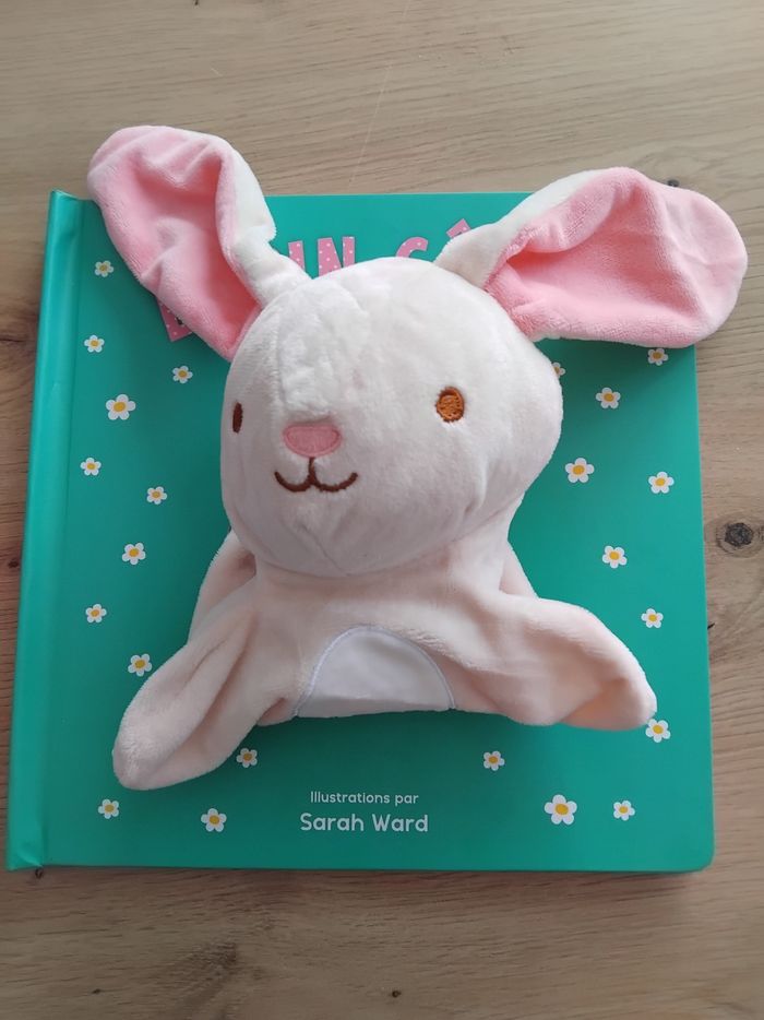 Livre marionnette  lapin