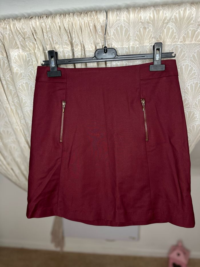 Jupe bordeaux