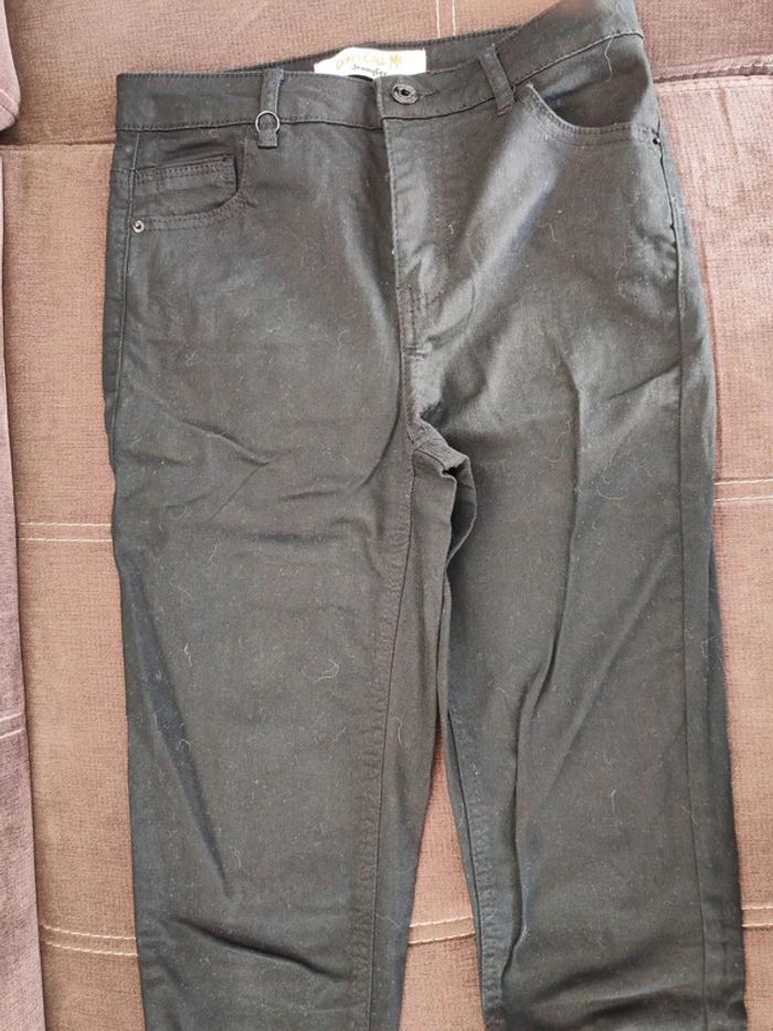 Jean noir, taille 36, Jennyfer, très bon état - photo numéro 2