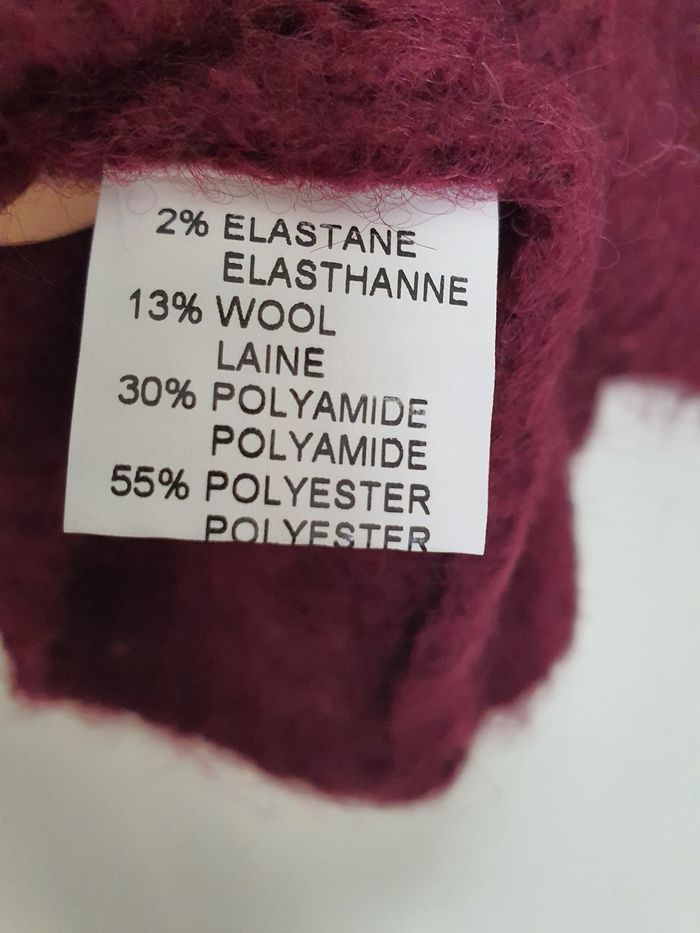 Pull cardigan laine broche dorée - photo numéro 5