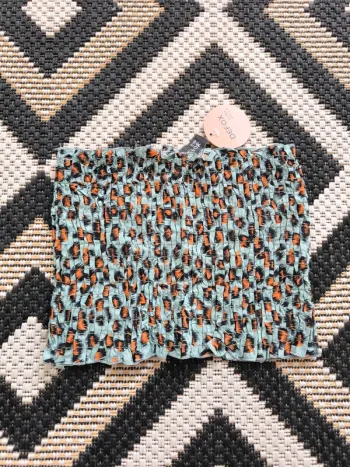 Haut bandeau smocké Defox – Taille S/M – Neuf avec étiquette