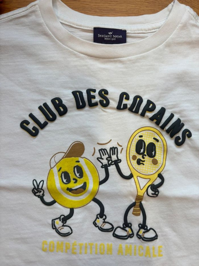 T-shirt MC sergent major 2/3 ans 98 cms - photo numéro 3