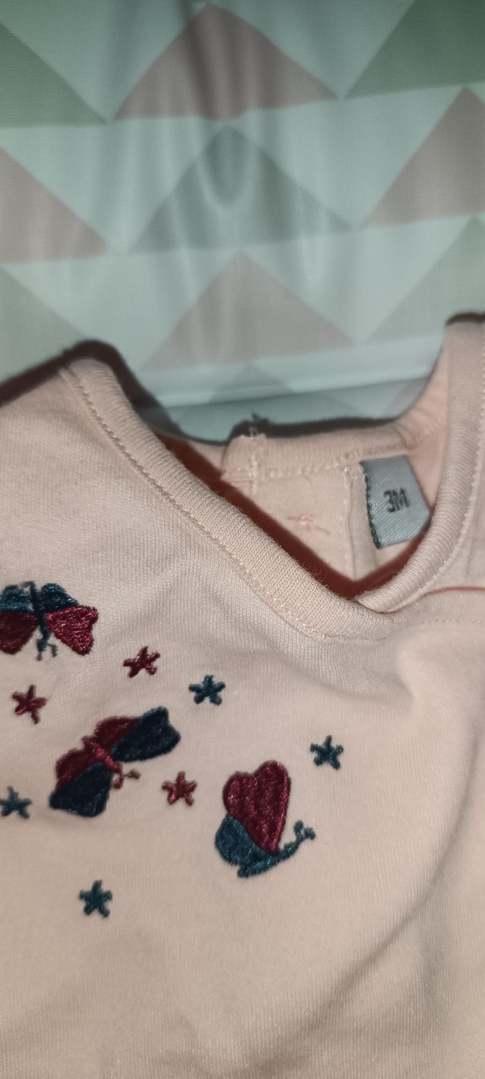 Ensemble fleurie avec papillon - photo numéro 3