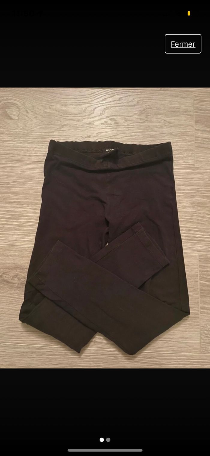 Legging noir 10 ans