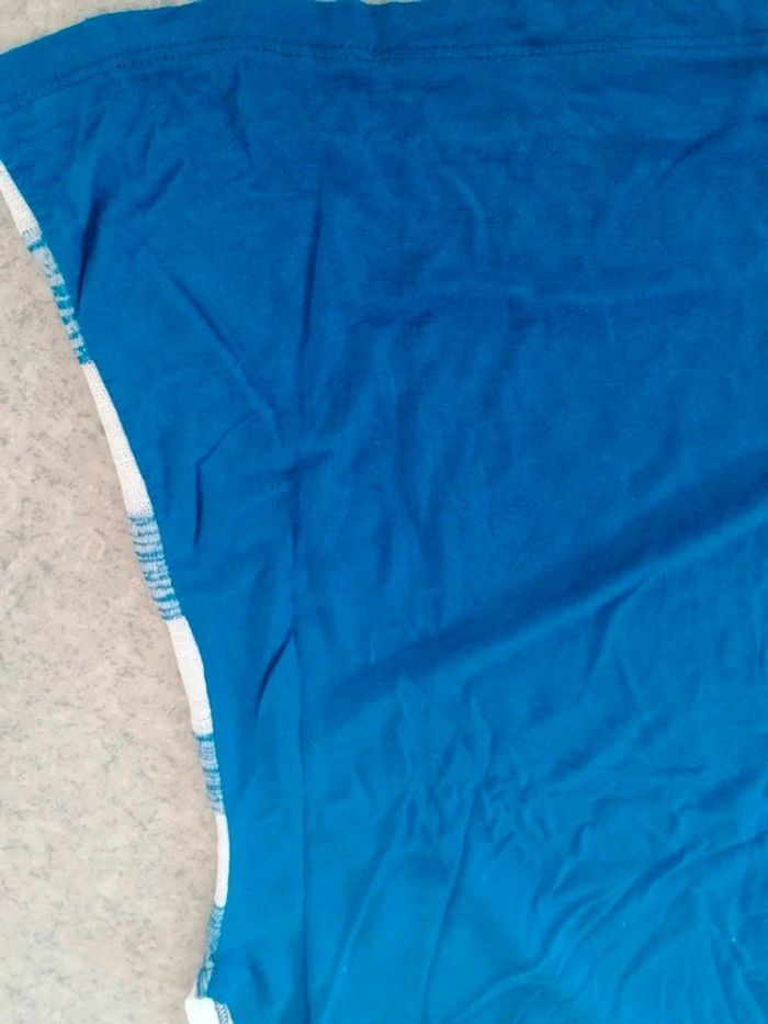 T shirt rayé bleu blanc - photo numéro 4