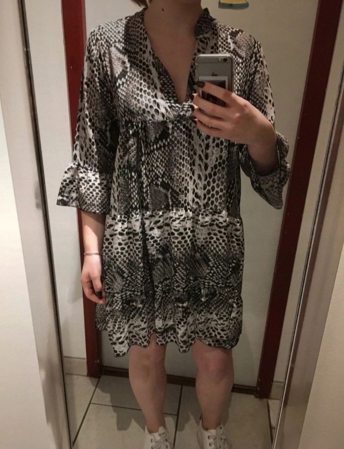 Robe imprimé serpent